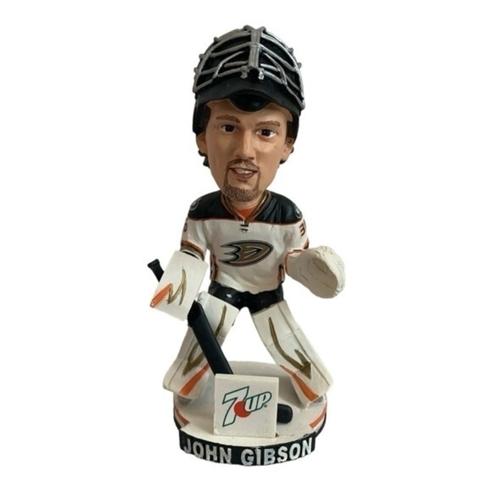 Anaheim Ducks John Gibson #36 Bobblehead 7.5" NIB Goalie Souvenir Statue NHL